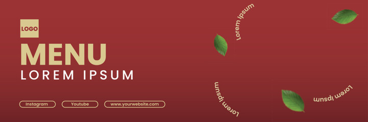 Food Design Template For Banner