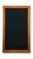 Blank Blackboard Illustration with Wooden Frame
