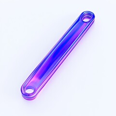 Obraz premium Abstract holographic bar on white background