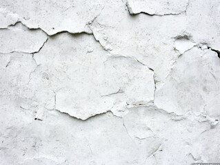 Obraz premium Cracked White Wall Texture