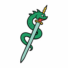 funny monster vector illustration