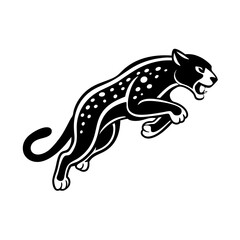 vector image of a leopard