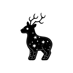 deer silhouette vector