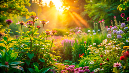 Obraz premium spring flowers in the garden