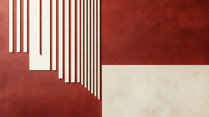 Obraz premium Abstract Geometric Art with Bold Color Blocks