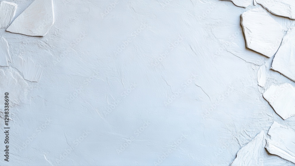 Aufkleber abstract textured background with cracked white stones on a smooth surface, ideal for design and cre