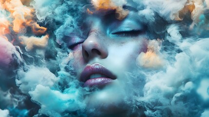 A creative and artistic ad campaign for a new photography app featuring stunning visuals