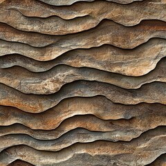 Soft Ripples Earthy Textures and Natural Seamless Pattern Design for Textiles