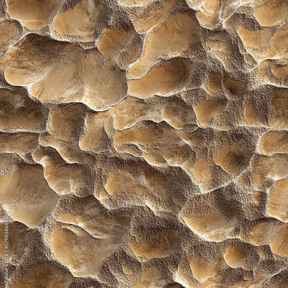 Poster soft ripples earthy textures seamless pattern design for textile and web