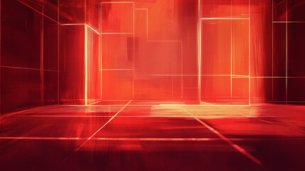 red carpet in a room