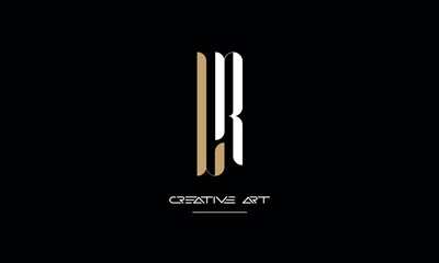 LR, RL, L, R abstract letters logo monogram