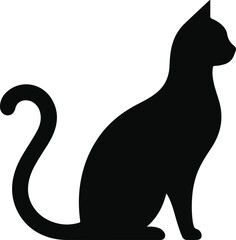 Obraz premium cat vector silhouettes