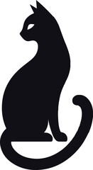 cat vector silhouettes