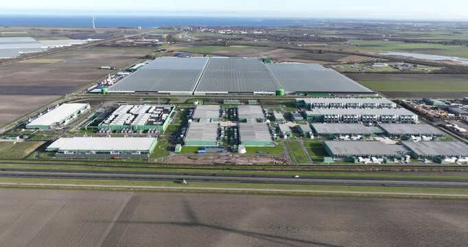 Data center in North holland showcaing IT infrastructure, internet tehcnology, AI, server space and cloud services.
