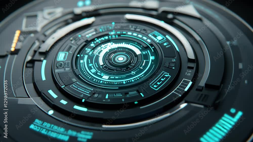 Poster exploring advanced technology in business process automation and digital transformation strategies, 