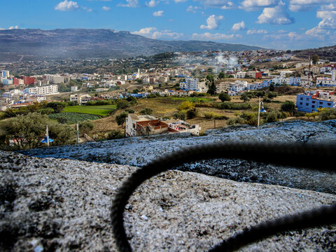 view of the city dhar ben ayad of chaouen 