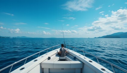 Fototapeta premium sailing boat in the sea