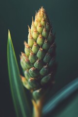 Fototapeta premium A detailed view of a plant's foliage, ideal for illustrating botanical or scientific concepts