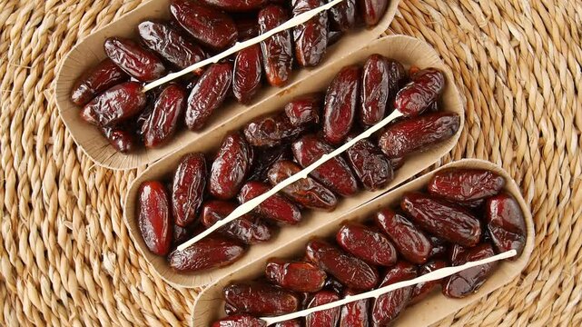 Dates in a packaging box.