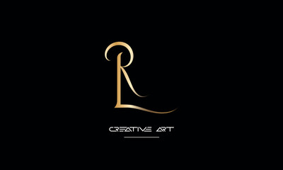 LR, RL, L, R abstract letters logo monogram