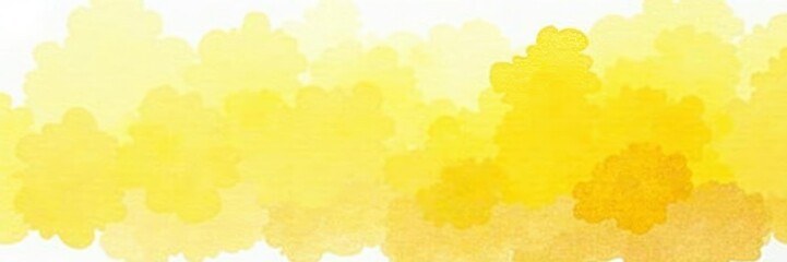Fototapeta premium Soft yellow watercolor gradient, subtle brush marks, painted, organic