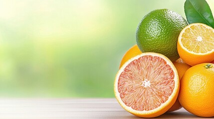 Vibrant Citrus Fruits Display