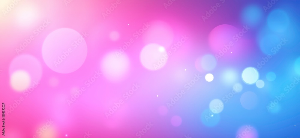 Poster abstract color bokeh: a soft focus shot with bokeh lights, a dreamy and ethereal blend of vibrant co