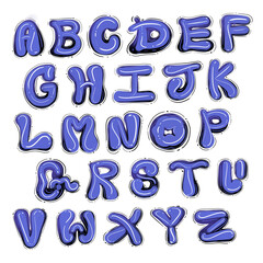 Set of capital letters A-Z