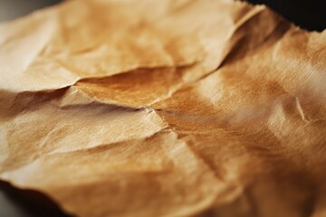 Brown Wrinkled Paper Texture