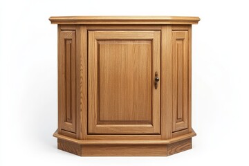Oak Corner Cabinet Storage Unit - Stylish and functional corner cabinet, perfect for maximizing space. Offers ample storage, classic design