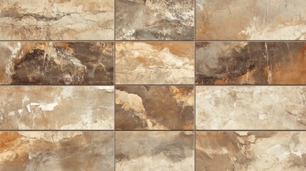 Tile Texture Glossy Scene with Texture with Glossy