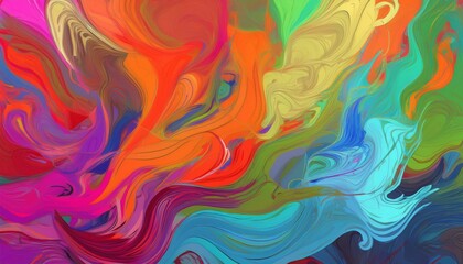 Obraz premium colorful abstract background generative ai