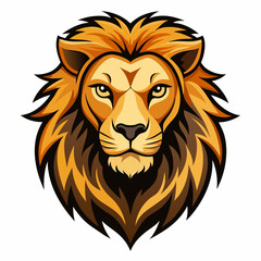 Lion head vector illustration 