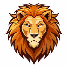 Lion head vector illustration 