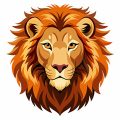 Lion head vector illustration 
