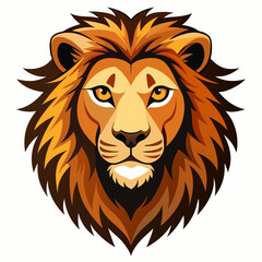 Lion head vector illustration 