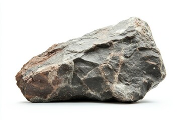 Rough Stone Texture Real - A large, rough, grey stone with brown accents. Concepts: strength, nature, resilience, permanence, earth