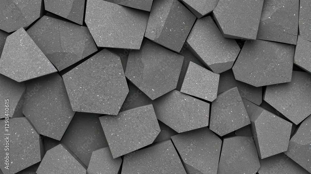 Poster gray stone texture background with irregular rock shapes and patterns