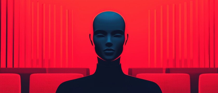 Digital Technological Proficiency Infographics concept. Futuristic Workforce Automation Infographic Visualizing the Transformation of Industry