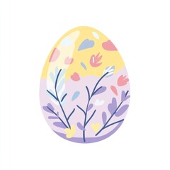 Fototapeta premium Easter egg easter pastel colors.
