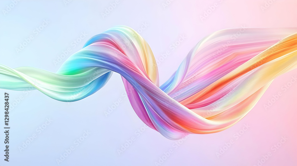 Poster abstract colorful digital wave motion design with gradient light and modern shape