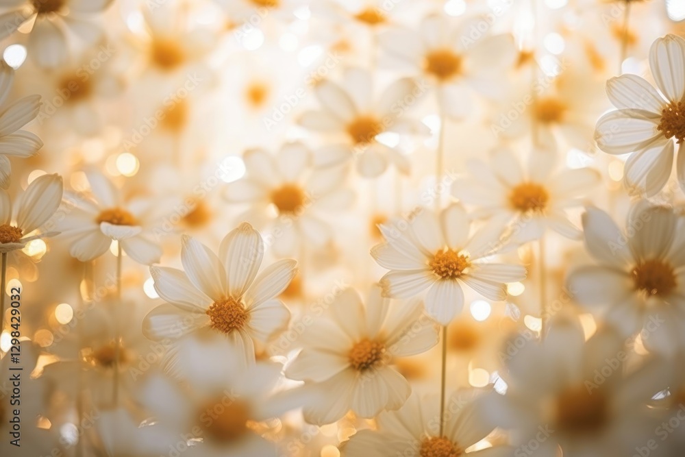 Poster flower pattern bokeh effect background backgrounds nature light.