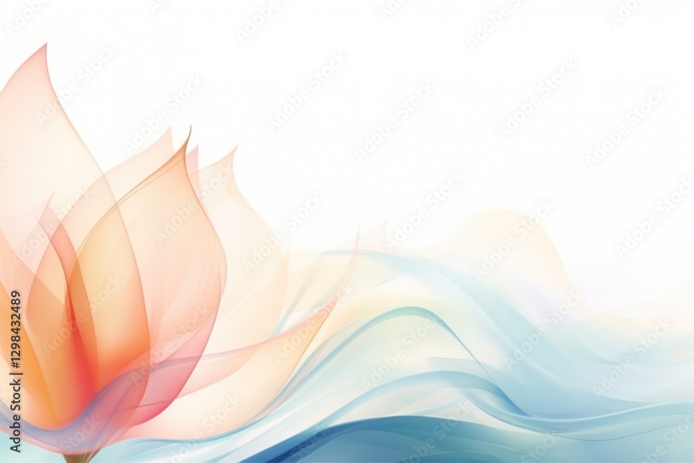 Poster minimal lotus backgrounds abstract pattern.