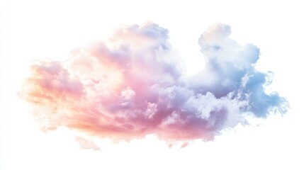 Fototapeta premium Cloud sky pastel illustration.
