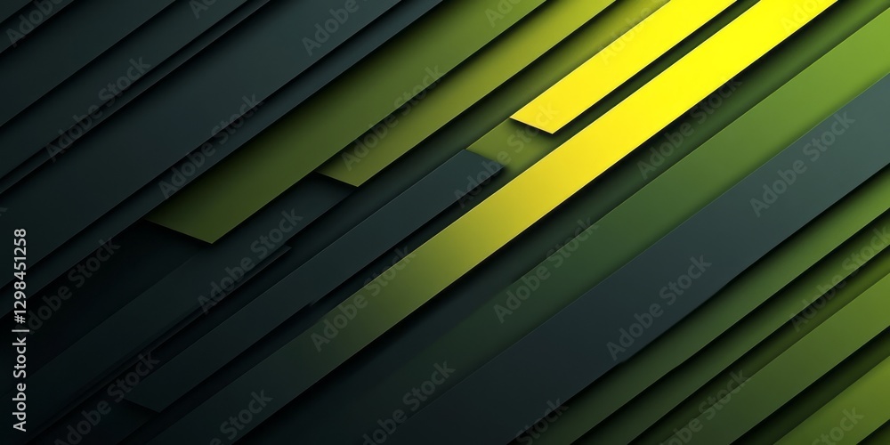 Poster diagonal colorful stripes overlap creating an abstract geometric pattern