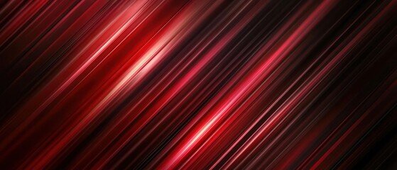 Fototapeta premium Abstract Diagonal Red and Black Striped Pattern