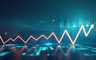 Fototapeta premium Modern Digital Banking Background