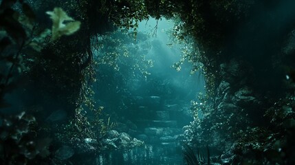 Mockup Twitch Stream Experience with Dark with Frame