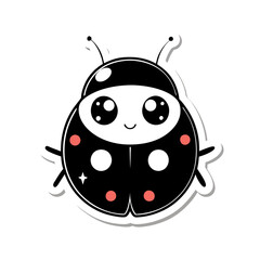 funny cartoon ladybug