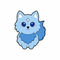 Sticker anime design of CAT